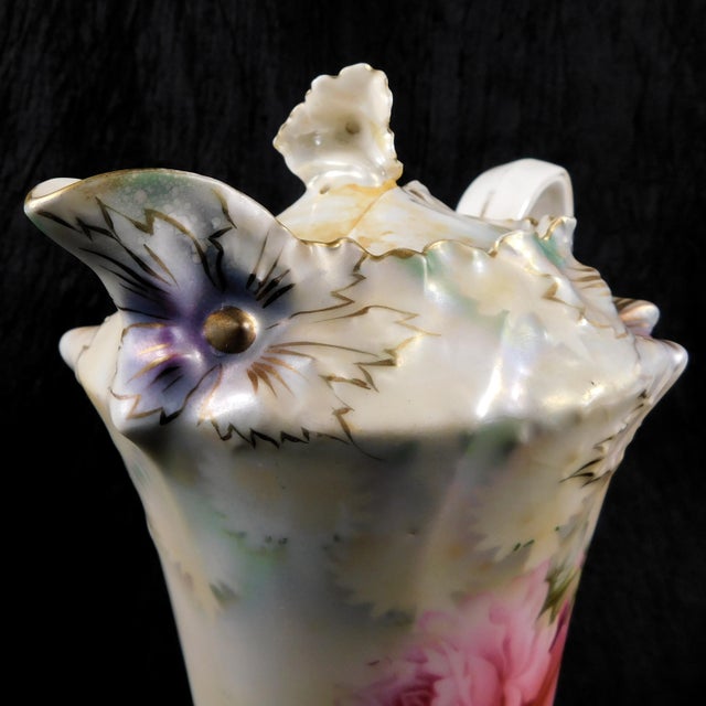 Late 18th Century Reinhold Schlegelmilch Rs Prussia Chocolate Pot With Repaired Lid For Sale In San Francisco - Image 6 of 14