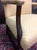 Gold Vintage Arm Chair, Accent Chair, Gold Upholstery For Sale - Image 8 of 14