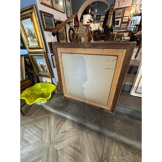 Sergio Tosi, Straw Houses, Oil on Cardboard, 1960s For Sale - Image 8 of 9