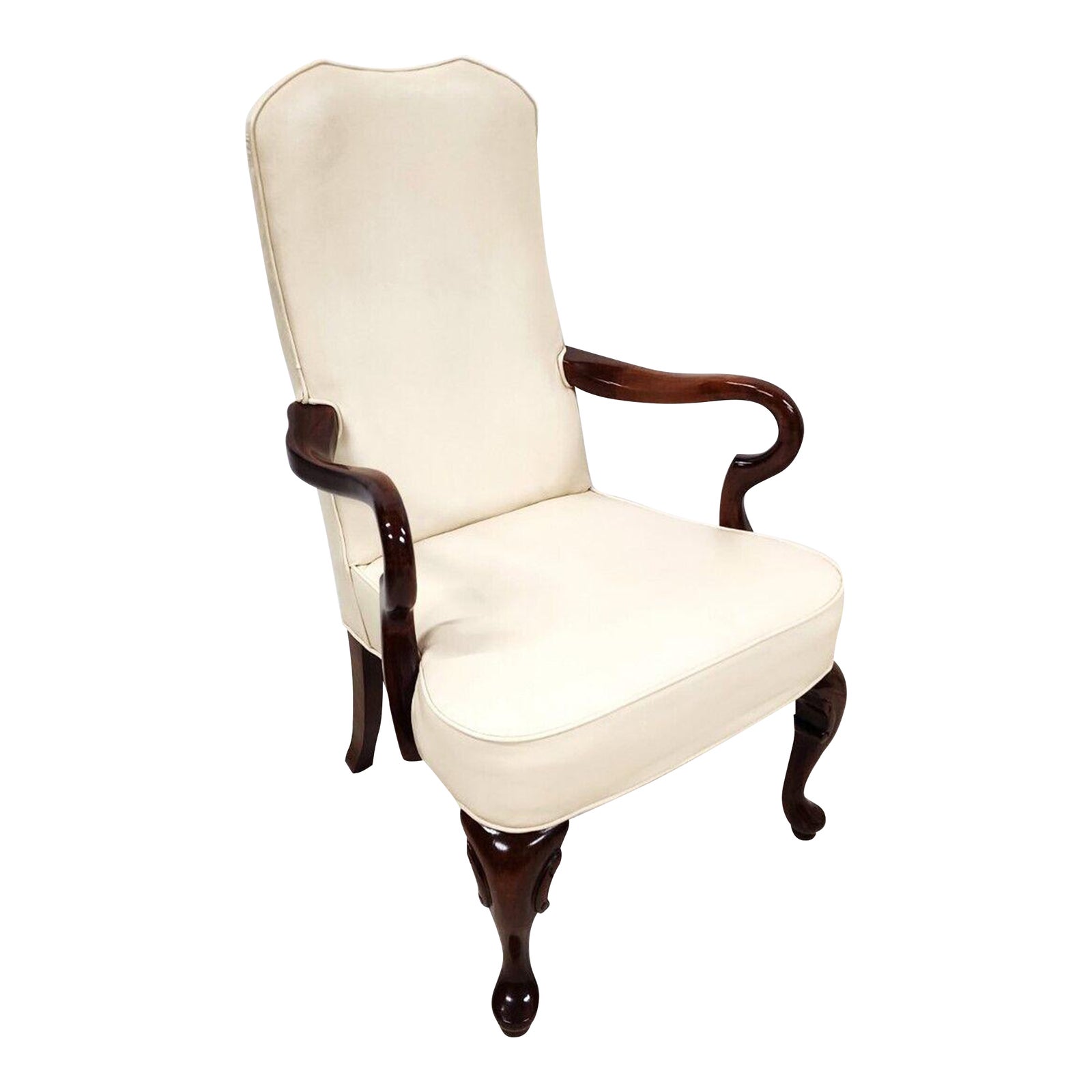 Guerin Leather Armchair by Leathercraft Chairish