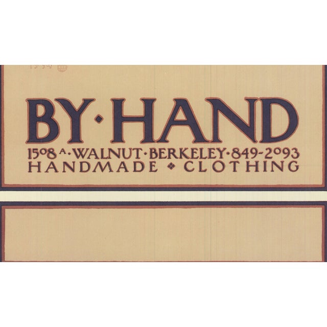 Illustration David Lance Goines by Hand, 1978 For Sale - Image 3 of 4