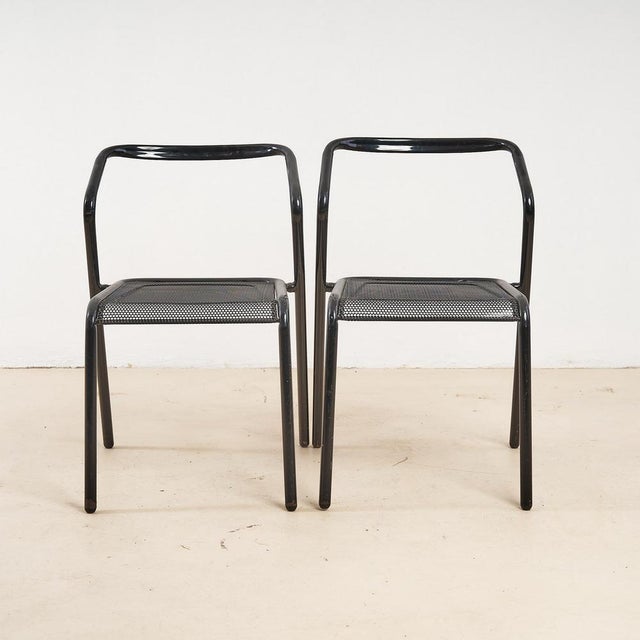 Vintage Metal Chairs, Set of 2 For Sale - Image 3 of 4