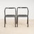 Vintage Metal Chairs, Set of 2 For Sale - Image 3 of 4