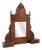 Italian Carved Walnut Dressing Mirror from Cucchi & Sola, 1850 For Sale