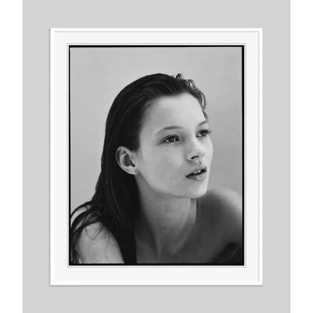 "kate moss side" by jake chessum portrait of a young 16 year old kate moss – just before she shot to supermodel stardom...