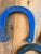 Royal Blue Vintage St. Pierre Royal Blue Drop-Forged Steel Pitching Horseshoes Outdoor Games -Set of 3 For Sale - Image 8 of 11