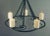 1920s Wrought Iron Art Deco Chandelier With Beeswax Candles For Sale In San Francisco - Image 6 of 8