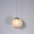 Diamond Opaque Pendant Glass Lamps, 1950s For Sale - Image 17 of 18