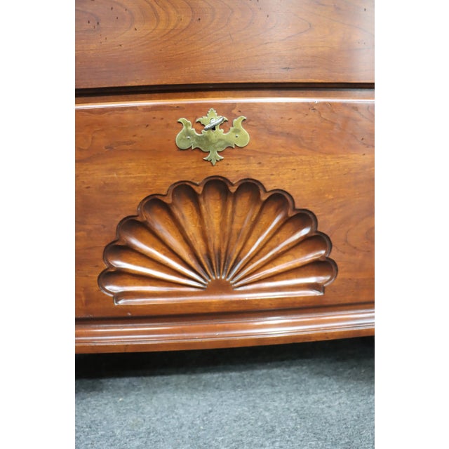 Chippendale Statton Chippendale Style Cherry Tall Chest For Sale - Image 3 of 12