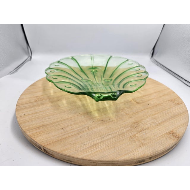 Glass Plate attributed to Hermanova Hut and Stölzle, 1950s For Sale - Image 4 of 6