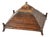 Vintage Striking Pagoda Pyramid Wooden Dresser Box For Sale