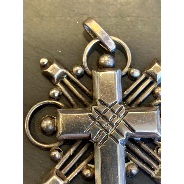 1930s Early Sterling Silver Pendant William Spratling For Sale - Image 5 of 9