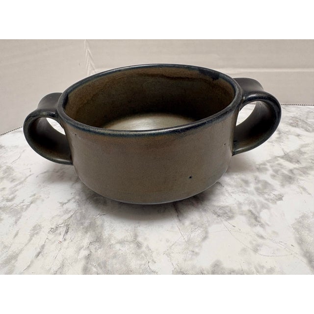 Vintage Earthy Farmhouse Stoneware Bowls, Set of Eight For Sale In Sacramento - Image 6 of 9