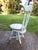 Antique Painted High Back Piano Stool W/ Nautical Glass Claw Feet For Sale - Image 11 of 18