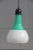 Turquoise Vintage Italian Pendant Lamp, 1950s For Sale - Image 8 of 8