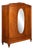Art Nouveau Wardrobe in Walnut For Sale