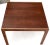 Silkeborg CFC Square Rosewood Side Table with Brass Inlay For Sale - Image 11 of 13