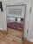 Antique White Large Vintage Floral Cross-Stitch Silver Leaf Wall Mirror For Sale - Image 8 of 13