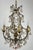 Gold-Plated Metal & Murano Glass Drop Chandelier, 1930s For Sale - Image 4 of 14