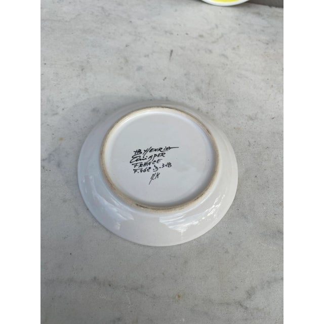 French Country French Miniature Quimper Plate, Circa 1950 For Sale - Image 3 of 5