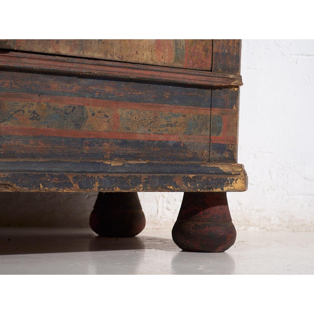 Antique Polychrome Wood Wardrobe For Sale - Image 17 of 18