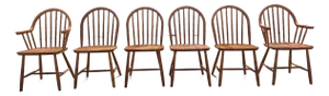 1970s Danish Mid Century Erik Jorgensen Dining Chairs (6)