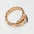 2010s Bvlgari Bulgari Serpenti Viper Diamonds & Onyx Ring in 18k Rose Gold, Size 8 For Sale - Image 5 of 14