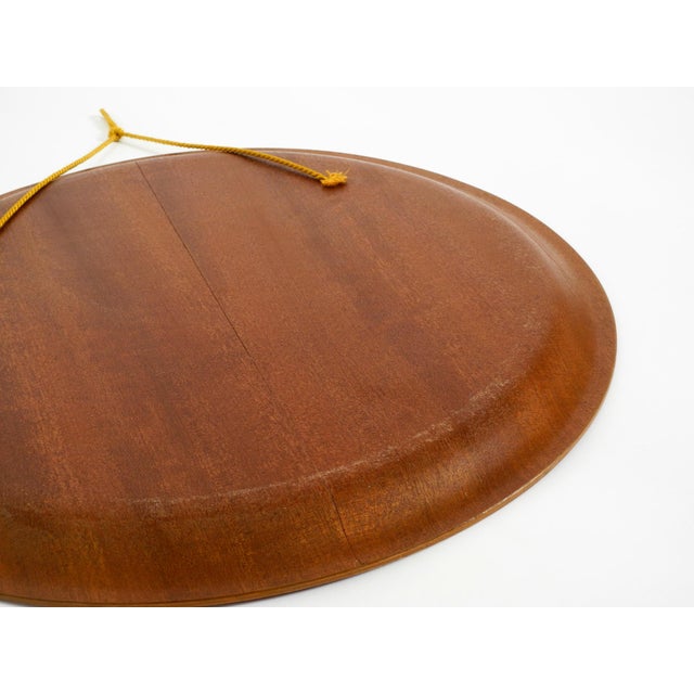 Mid-Century Modern Round Teak Wall Mirror by Ary Fanerprodukter Nybro, Sweden, 1960s For Sale - Image 11 of 13