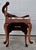 Statesville Co Mahogany Corner Chair Vintage Queen Anne Style Accent Slip Seat For Sale - Image 16 of 16