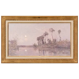 Hippolyte-Camille Delpy, French, Sunset River Landscape