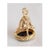 A distinctive vintage british novelty seal charm by slade & kempton, crafted in 9-carat yellow gold and set with polished...