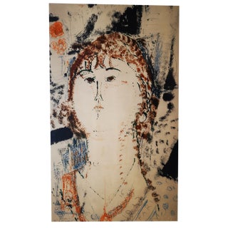 Amedeo Modigliani, Rosa Poprina, 1959, Original Lithograph For Sale