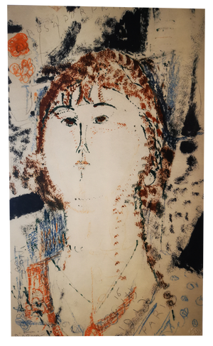 Amedeo Modigliani, Rosa Poprina, 1959, Original Lithograph