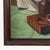 Mid-Century Modern Vintage Still Life With Cutting Board, Bottle, and Spoon, Signed (C. 1950, Oil on Board) For Sale - Image 3 of 7