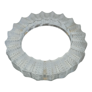 Lalique France Gui Mistletoe Frosted Crystal Ashtray Dish