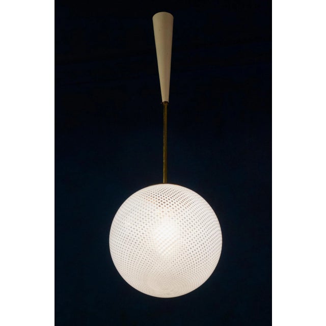 Venini Renticello Pendant by Carlo Scarpa, 1940s For Sale - Image 3 of 13