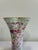 Ceramic Vintage Godinger Antique Reflections Pink Rose Porcelain Vase With Heart Pierced Rim For Sale - Image 7 of 10