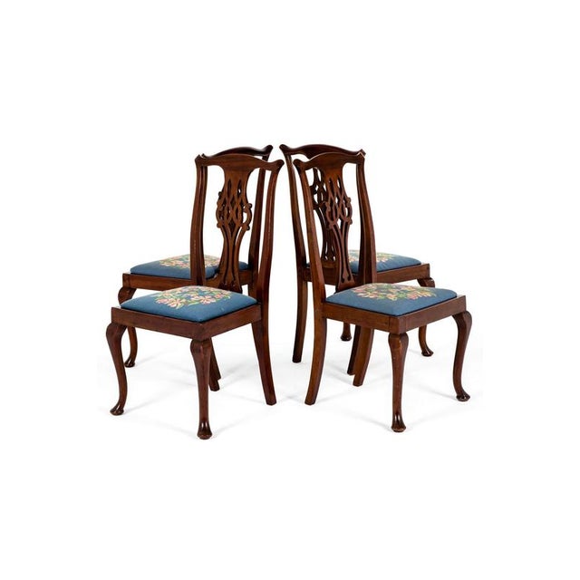 Georgian Dining Chairs in Mahogany, Set of 4 For Sale - Image 5 of 12