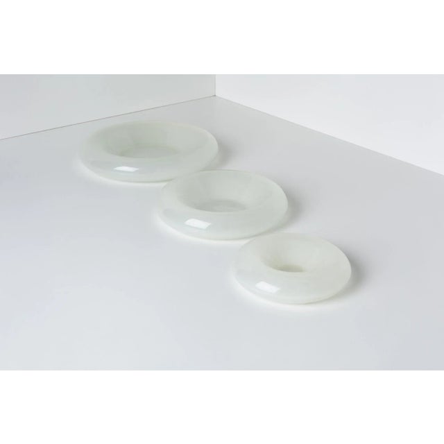 Set of Three 1960s Stacking Murano Bowls by Eleanora Peduzzi-Riva for Vistosi For Sale - Image 9 of 12