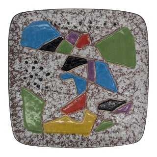 Mid 20th Century Ravenna Series Bay Keramik Plate For Sale
