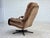 Danish Swivel Armchair in Brown Corduroy, 1970s For Sale - Image 14 of 18