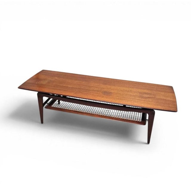 Brown Coffee Table by Louis Van Teeffelen for Wébé, 1960s For Sale - Image 8 of 9