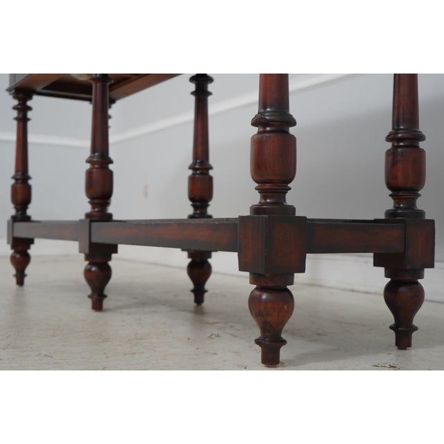 Henredon Acquisitions Granite Top Console Table For Sale - Image 13 of 18