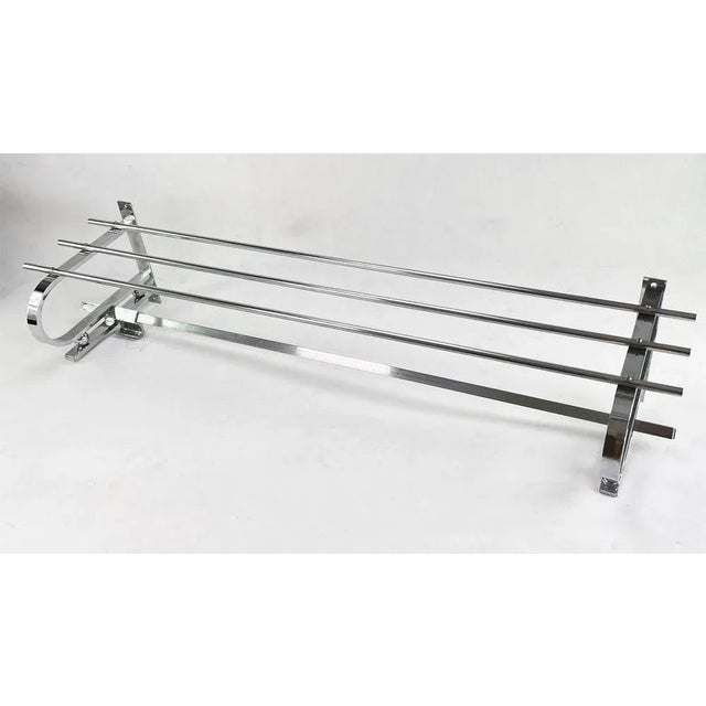 1930s Bauhaus or Art Deco Chromed Wall Rack For Sale - Image 5 of 6