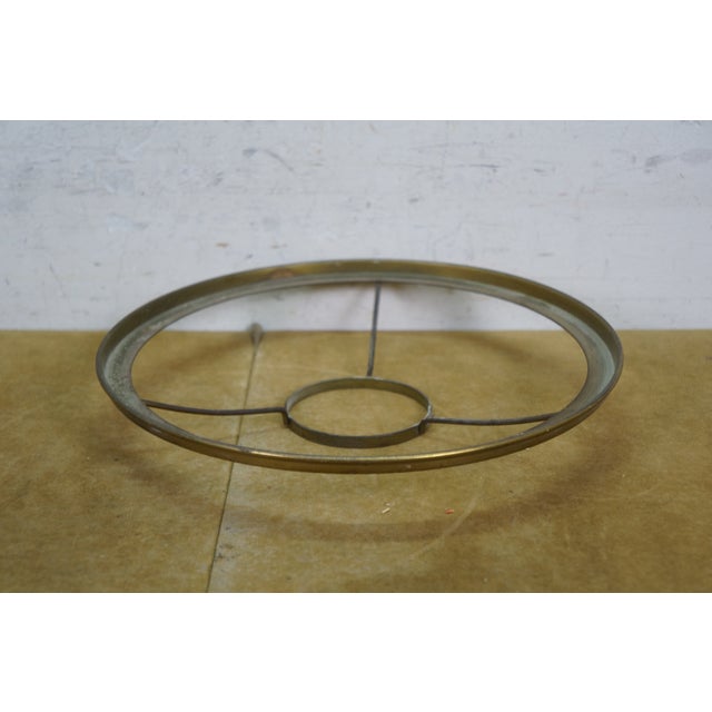 Glass Antique Green Ribbed Glass Chandelier Oil Lamp Shades 11" - a Pair For Sale - Image 7 of 12