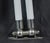 European Mid Century Milk Glass Double Arm Towel Rack For Sale - Image 6 of 7