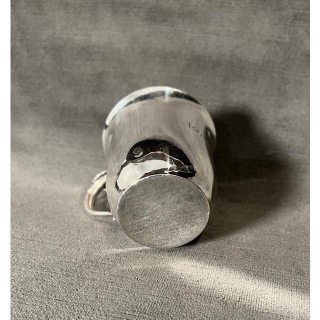 Silver Georg Jensen Sterling Silver Baby / Christening Cup For Sale - Image 8 of 12
