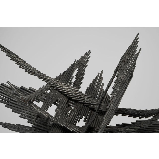 1970s Abstract Modern Iron Sculpture by Piero Ruggeri, 1970 For Sale - Image 5 of 13