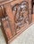 Wood Vintage Spanish Carved Pecky Cypress Cabinet For Sale - Image 7 of 15