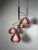 Vintage Pendant Light in Pink Acrylic Glass from Lamter Milano For Sale - Image 3 of 9